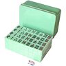 MinHuianG Mahjong Set MahJongg Tegelset Chinese Mahjong Tegels, Smaragd Kleur 20mm Mahjong 144 Tegels, Mini Reis Mahjong Met Ijzeren Doos Opslag Chinese Mahjong Spelset, Groen
