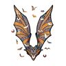 Eco Wood Art Wooden puzzle Bat S