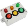 POXIAO Busy Board Montessori Toy, Tricolor Lichtschakelaar Toy, Stress Reliever Speciale Noden Uitpakken Stress Reliever Reliever voor Kinderen Volwassenen