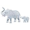 HCM Kinzel Crystal Puzzle 59176 3D olifantenpaar 46 delen