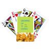 no/no Opgroeien Punk Style Art Deco Fashion Gold Poker Speelkaart Klassiek Spel