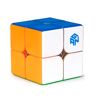 GAN 249 V2, 2x2 Speed Cube  Mini Cube Puzzle Toy 2x2x2 Magic Cube 49mm (stickerloos)