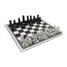 CEDLSF Schaakbord Glazen schaakstukken Schaakspel Schaakspel Schaakspel Internationale schaakstukken / 25 cm (35 cm)