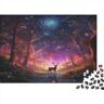 AiQima Legpuzzel, Unreal Forest Unreal Forest Legpuzzel Volwassenen Plezier Stress Relief Educatief Spel Speelgoed Intellectueel Spel/Style-2/500Pcs (52X38Cm)