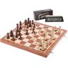 SQUARE GAME SQUARE Schaak Set S2 Schaakbord Staunton No 5 + Schaken Horloge DGT 1002