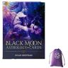 ChenYiCard Black Moon Astrologie Orakel Tarotkaarten,Black Moon Astrology Oracle Tarot Cards with bag Family Game