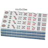 ASVIL Mahjong Set MahJongg Tegel Set Draagbare Chinese Mahjong Set, Chinese Genummerde Melamine Tegels Mahjong Set 144 Tegels Spel Set Chinese Mahjong Spelset (Co