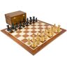 Regency Chess Wedstrijd Black Staunton schaakspel met koffer