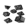 Q WORKSHOP W-Workshop ELF02 Elvish Dice Black/White (7)