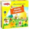 HABA Mes premiers jeux Abella l'abeille, jeu coopératif de dés de couleur voor 1-4 joueurs de 2 ans, voor apprendre les couleurs, 301839