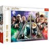 Trefl 10717 Harry Potter, Doodsbloemen -1000 Stukjes Puzzle Collage met Karakters uit de Filmserie, Doe Het Zelf, Creatief Vermaak, Fun, Voor Volwassenen en Kinderen Vanaf 12 jaar