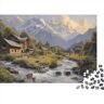 OLKNJHER Heal The Landscape1 Puzzel met 300 stukjes, moeilijke puzzelspel, uitdaging, doe-het-zelf, handwerk, genezingstijd, opvoeding, ouder-kind-accessoires voor feestjes, 300 stuks (40 x 28 cm)