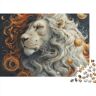 HAAPYILUO Puzzel van 1000 stukjes, voor volwassenen, educatief spel, puzzelstukjes motieven, leeuw, 1000 stukjes, wanddecoratie, 1000 puzzelstukjes, uitdagende puzzel, 75 x 50 cm