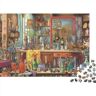 KHHKJBVCE Antique Store Houten puzzel met 500 stukjes, artistieke puzzel, 500 stukjes, 500 stukjes, artistieke decoratie, geschikt voor kinderen vanaf 12 jaar, 500 stuks (52 x 38 cm)