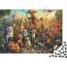 SANDUOHUA Werelddieren, puzzel met 500 delen voor volwassenen, dierenwereld, kleurrijk, decoratie voor thuis, 500 stuks, 52 x 38 cm