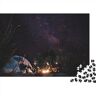 SCOOVY Bonfire Party Jigsaw Puzzles for Adults   Wild Campfire Art Campfire Puzzles for Adults Teens Jigsaw   Wild Campfire Art Campfire Puzzles