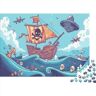 MCSQAEEZE Beautiful Sailing Houten Puzzel 500 Stukjes Voor Volwassenen Scheepvaartschip Duurzame Puzzel Educatief Spel Geschen