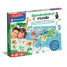 Clementoni Laat ons de wereld ontdekken, educatief spel aardrijkskunde en kaarten, educatief speelgoed in het Spaans vanaf 6 jaar (55446)