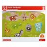 Hape E1405 Jungle Animal Wooden Peg Puzzle Educational Toy