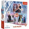 Trefl 916 34853 EA 3 in 1 Frozen, red