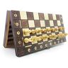 DDNGEJ Schaakspel, schaakspel voor volwassenen, 3 in 1 schaakspel Ancient Chess Travel Chess Set Houten schaakstuk Schaakbord Casual Games