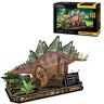 Party town National Geographic 3D-puzzel, stegosaurus, dinosaurus-puzzel, 3D-puzzel, kinderen 8 jaar, dinosaurus-puzzel, dinosaurusspellen, dinosauruspellen