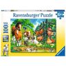 Ravensburger puzzel Dierenbijeenkomst Legpuzzel 100 stukjes