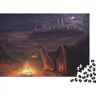 SCOOVY Bonfire Party Jigsaw Puzzles for Adults   Wild Campfire Art Campfire Puzzles for Adults Teens Jigsaw   Wild Campfire Art Campfire Puzzles