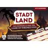 Edition Michael Fischer / EMF Verlag Stadt, Land, das inoffizielle Spiel für Game of Thrones-Fans – Der Spieleklassiker für Fans der Häuser Stark, Lannister und Targaryen: Der Stadt, Land, Fluss-Block mit 52 Kategorien