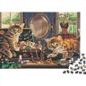 YTPONBCSTUG Kat 500 stuks Jigsaw Puzzel Leerpuzzel Familiespel Cadeau voor Volwassenen Dieren 500 stuks (52 x 38 cm)