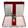 Suuim Nieuwste Tegel Spellen Mahjong Set 120 Vellen Latijns-Amerikaanse Mahjong Metalen Verpakking Doos Poker Mahjong Party Mahjong Domino Mahjong set