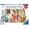 Ravensburger puzzel Disney Multiproperty 3x49 stukjes kinderpuzzel