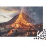 PMVCFRXA Vulkaanuitbarsting puzzel 300 stukjes puzzel voor volwassenen vulkaanuitbarsting houten speelgoed decoratie 300 stuks (40 x 28 cm)