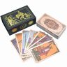 Jiawinng Tarotkaarten Met Boek, Waterdichte Tarotkaarten Set Voor Beginners Expert Readers (Engelse Taal), Gold Edition Deluxe Tarotkaarten Bordspel Voor Familiefeesten,Roze