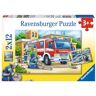 Ravensburger Polizei und Feuerwehr. Puzzle 2 X 12 Teile