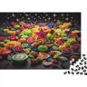 FSMHDG Creatieve familie-hobby: Fruits   500 stukjes houten puzzel   voor volwassenen en adolescenten   bevordert teamgeest