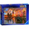 Ravensburger London – Westminster zonsondergang, speelset puzzel, 1000 onderdelen