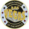 POKEO Pokerguard Poker Card Guard"Las Vegas" echt verguld, poker accessoires