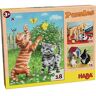 HABA Puzzles Haustiere. 3 Motive