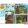 Schmidt Spiele 56210 Mein Freund der Grüffelo, 3 x 24-delige kinderpuzzel