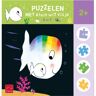 Clavis Uitgeverij Puzzelen Met Klein Wit Visje. 4-In-1-Puzzel