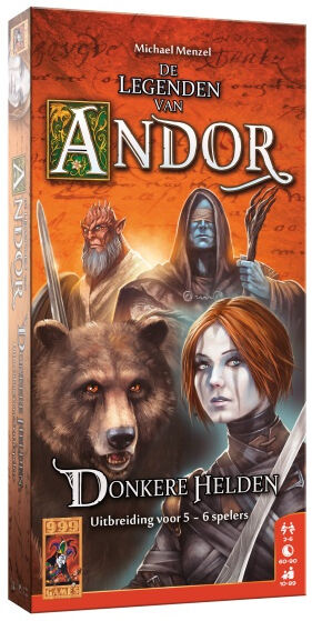 999 Games bordspel De Legenden van Andor: Donkere Helden 5/6 - Multicolor