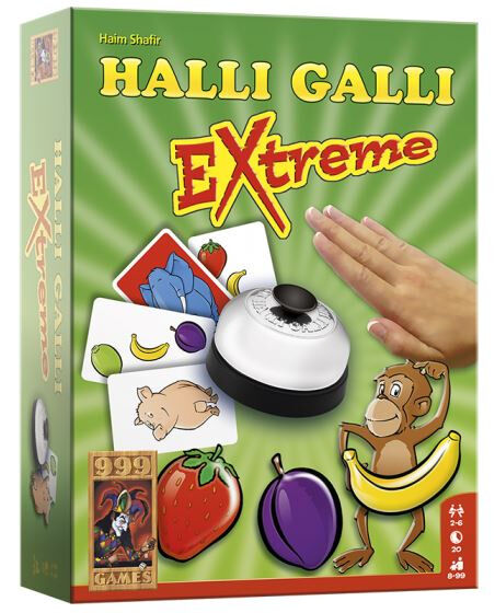 999 Games kaartspel Halli Galli Extreme - Multicolor