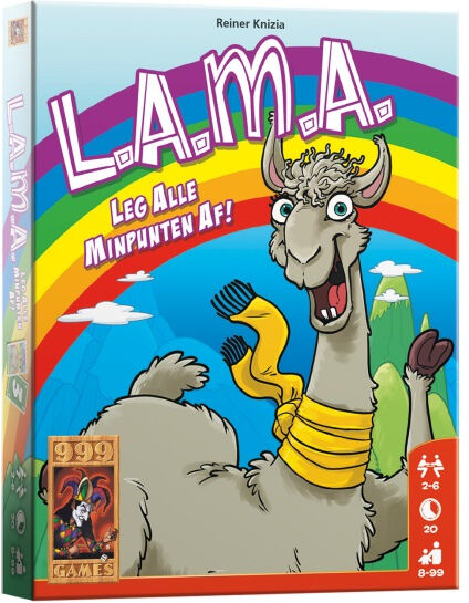 999 Games kaartspel Lama - Multicolor