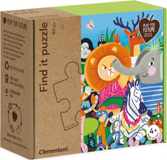 Clementoni legpuzzel Find It Together junior 60 stukjes - Multicolor