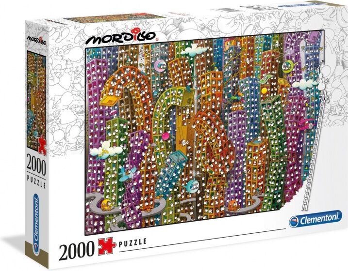 Clementoni legpuzzel Mordillo the Jungle 2000 stukjes - Multicolor