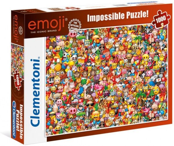 Clementoni Puzzel Impossible Emoji 1000 stukjes - Multicolor