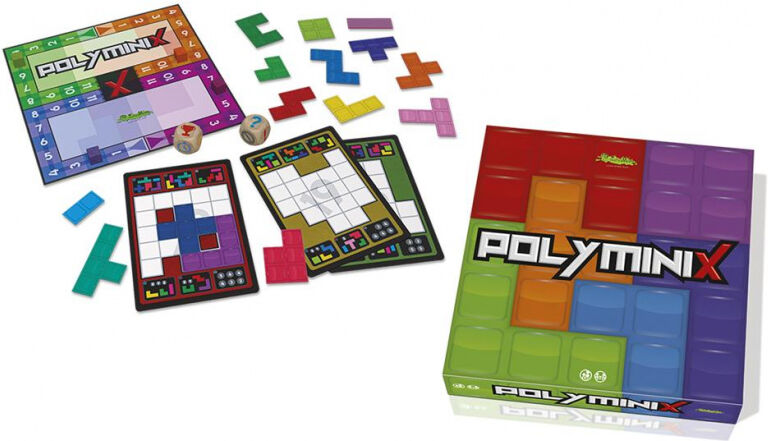 CreativaMente PolyminiX puzzel polyomino met 50 kaarten - Multicolor