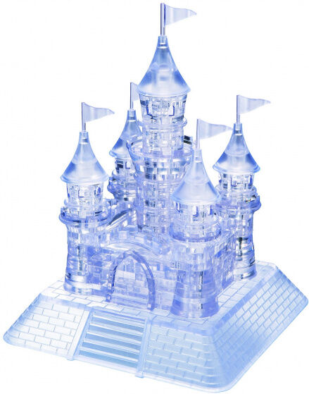 Crystal Puzzle 3D puzzel Kasteel transparant 105 delig - Transparant