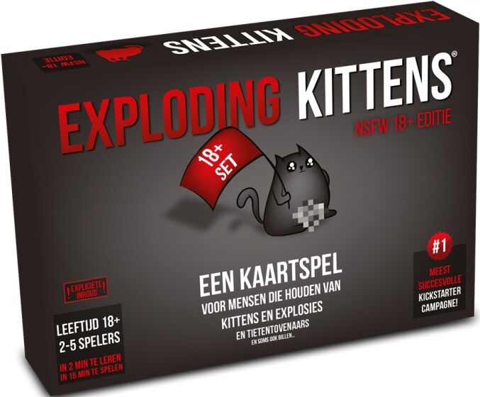 Exploding Kittens kaartspel Nsfw (NL) - Multicolor